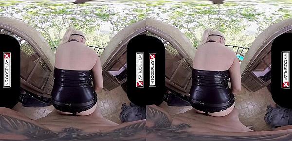  VR Cosplay X Huge Titted Jordan Pryce Is A Sex Warrior VR Porn